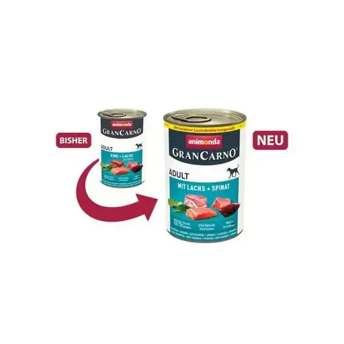GRANCARNO Adult - s lososem a špenátem 400 g