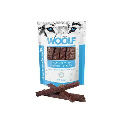 WOOLF Classic poch. Salmon with Carrot Strips 100g