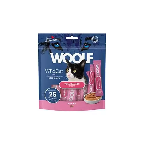 WOOLF WildCat Cream Regular Tuna&Salmon 25x14g