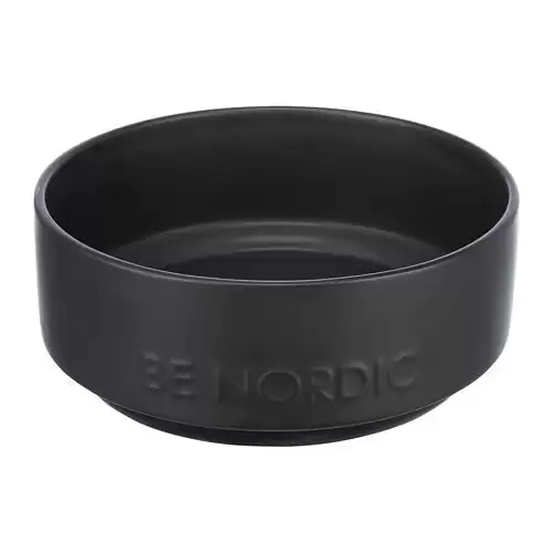 BE NORDIC keramická miska, černá 1,2 l/ ø 18 cm