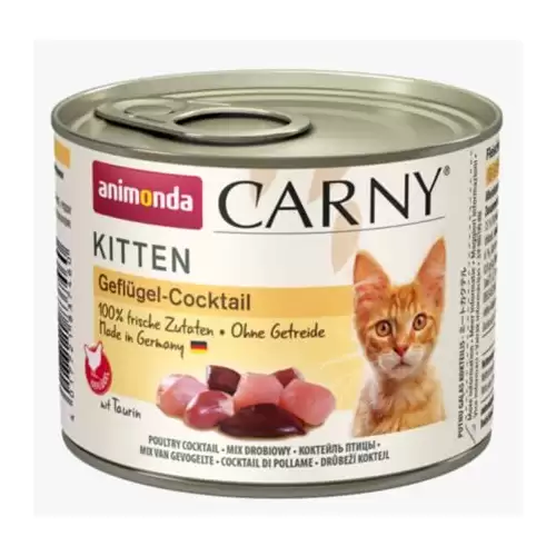 ANIMONDA konzerva CARNY Kitten - drůbeží koktejl 200g