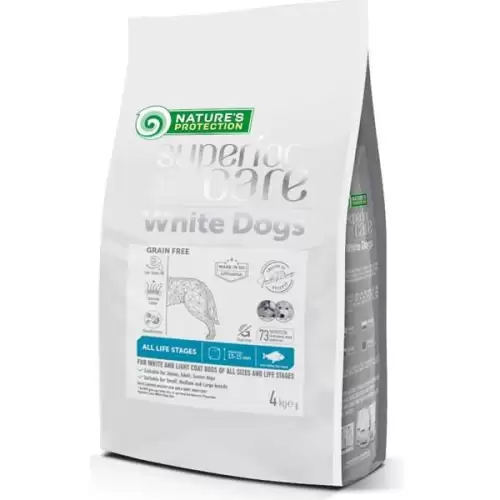  Nature's Protection Superior Care Dog Dry White Dogs Adult GF White Fish 4 kg