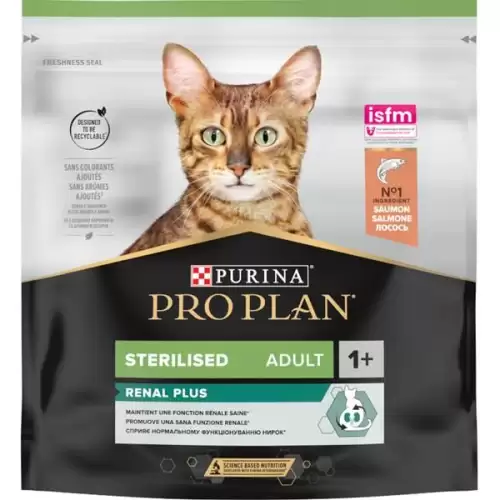  Pro Plan Cat Adult Sterilised Renal Plus losos 400 g