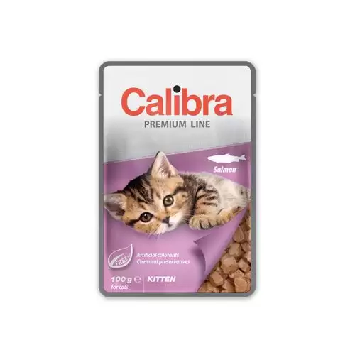 Calibra Cat  kapsa Premium Kitten Salmon 100g