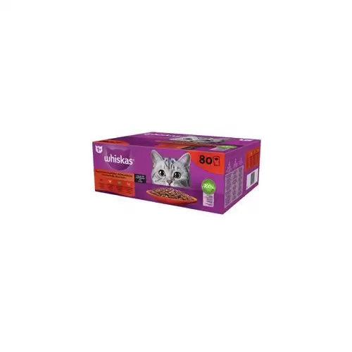 Whiskas kapsa Core klas.výběr ve šťávě 80x85g