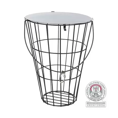 Košík na seno s víkem, k zavěšení, o 9/o 16 × 21 cm