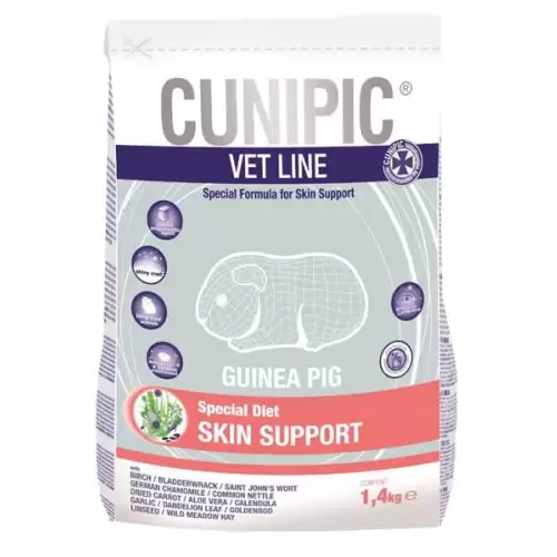  Cunipic VetLine Guinea Pig Skin support 1,4 kg