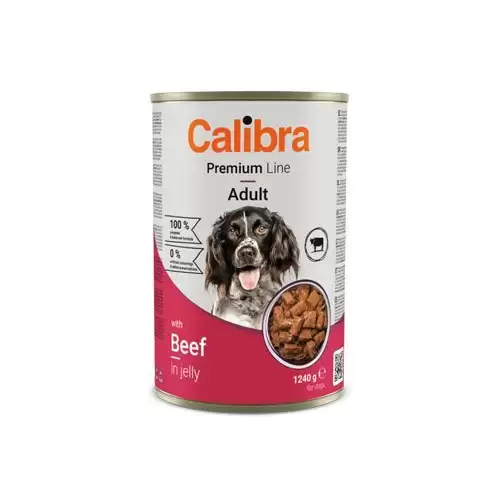 Calibra Dog Premium konz. with Beef 1240g