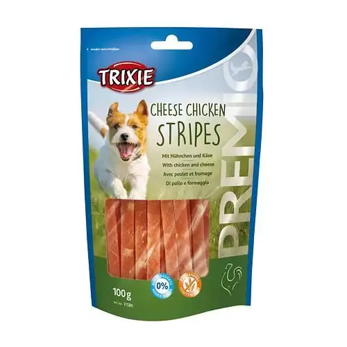 Premio CHICKEN CHEESE STRIPES - kuřecí pásky se sýrem 100g