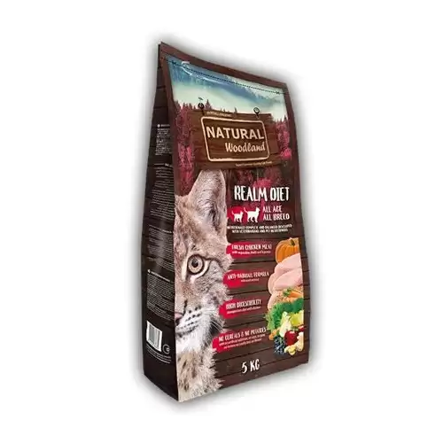 Natural Woodland Realm Diet Cat /kuře/ 1,5 kg