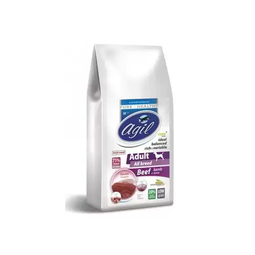 Agil Adult All Breed Low Grain Beef&Lamb&Tuna 10kg