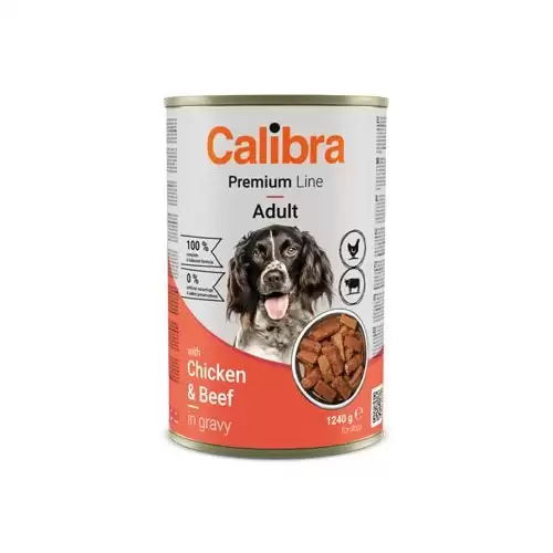 Calibra Dog Premium konz. with Chicken&Beef 1240g