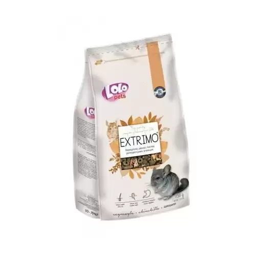 EXTRIMO kompletní krmivo pro činčily v sáčku se zipem 750 g