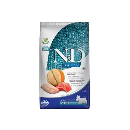 N&D OCEAN DOG Adult Mini Salmon & Cod & Melon 800g