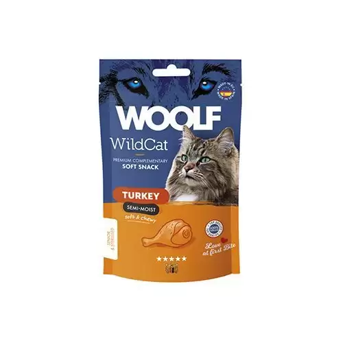 WOOLF WildCat Semi-Moist Snack Turkey 50g