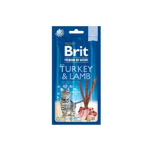 Brit Premium Cat by Nature Sticks Turkey&Lamb(3pcs)