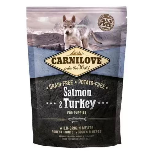  Carnilove Dog Puppy Salmon & Turkey Grain Free 1,5 kg
