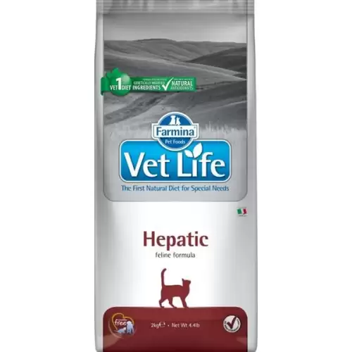  Vet Life Natural Feline Hepatic 2 kg