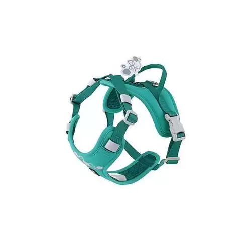 Postroj Hurtta Weekend Warrior II ECO paví zeleň 55-70