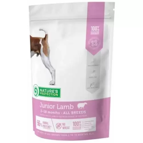  Nature's Protection Dog Dry Junior Lamb 500 g