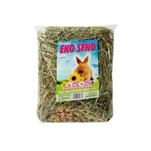 EKO seno 25 l/500 g květinová zahrádka 