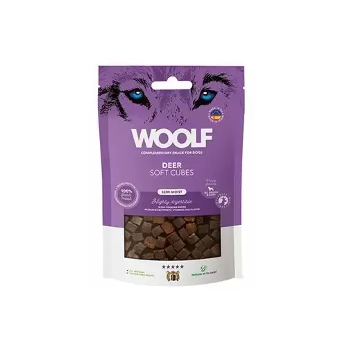 WOOLF Cubes poch. Soft Deer 100g