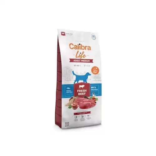Calibra Dog Life Adult Medium Fresh Beef 12kg